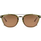 CLIP ON EGON M, Shiny Light Gunmetal-Mineral Polarized Drivers Gradient Cat 2 to 3 B4, hi-res image number null